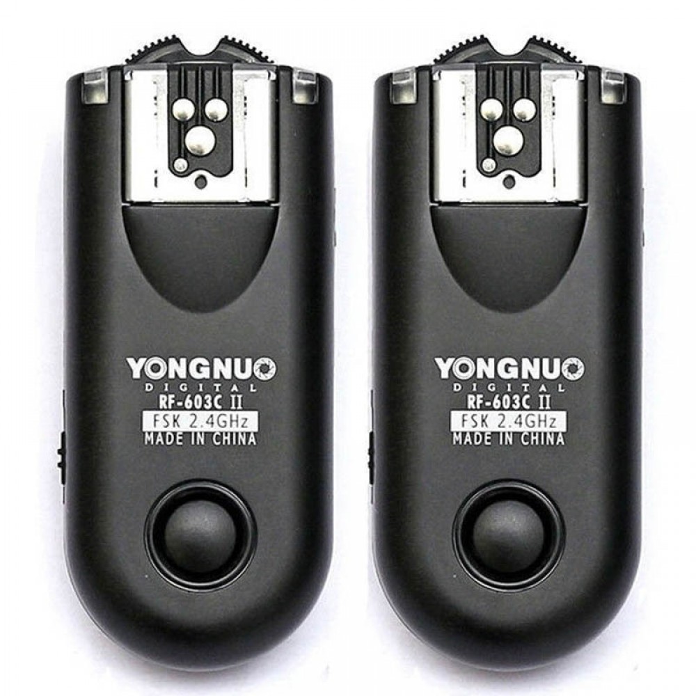 YONGNUO RF-603 II C1 RF603II C1 Wireless Flash Trigger 2 Transceivers for Canon 70D 60D 650D 700D 600D 550D 450D 100D 1100D