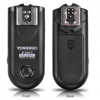YONGNUO RF-603 II C1 RF603II C1 Wireless Flash Trigger 2 Transceivers for Canon 70D 60D 650D 700D 600D 550D 450D 100D 1100D