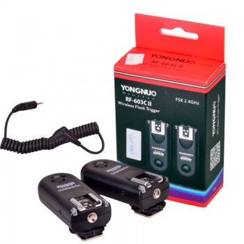 YONGNUO RF-603 II C1 RF603II C1 Wireless Flash Trigger 2 Transceivers for Canon 70D 60D 650D 700D 600D 550D 450D 100D 1100D