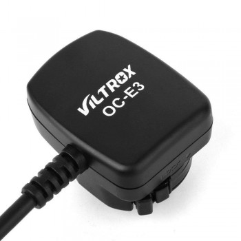 Viltrox OC-E3 E-TTL Off Camera Shoe Cord Sync cord 150cm with Safe Lock For Canon 7D/5D/5DII/5DIII/50D/40D,etc DSLR Camera Flash