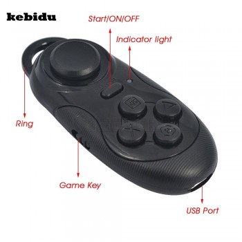 kebidu 2017 Bluetooth Gamepad 4 in 1 Remote Shutter Self-timer Self Timer Selfie for iphone 5 6 plus for Samsung S6  Android iOS