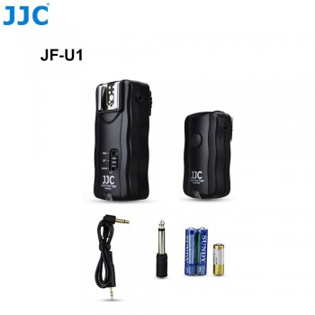 JJC Camera Flashlight Remote Control 30 Meters 433mHz 16 Channels Wireless Flash Trigger Kit for Canon/Nikon/Olympus/Pentax