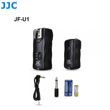 JJC Camera Flashlight Remote Control 30 Meters 433mHz 16 Channels Wireless Flash Trigger Kit for Canon/Nikon/Olympus/Pentax