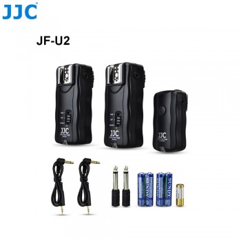 JJC Camera Flashlight Remote Control 30 Meters 433mHz 16 Channels Wireless Flash Trigger Kit for Canon/Nikon/Olympus/Pentax