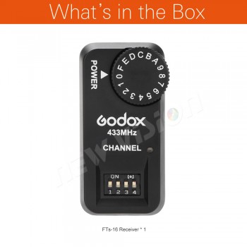 Godox FTR-16s 16 Chanels Flash Wireless Power Control Receiver for Godox V860 V850