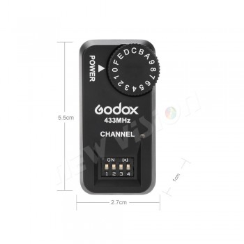 Godox FTR-16s 16 Chanels Flash Wireless Power Control Receiver for Godox V860 V850