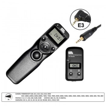 Pixel TW-283 Wireless Timer Remote Control Shutter Release (DC0 DC2 N3 E3 S1 S2) Cable For Canon Nikon Sony Camera TW283