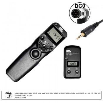 Pixel TW-283 Wireless Timer Remote Control Shutter Release (DC0 DC2 N3 E3 S1 S2) Cable For Canon Nikon Sony Camera TW283