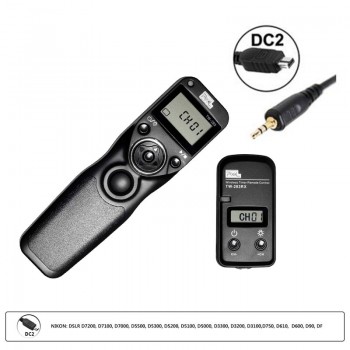 Pixel TW-283 Wireless Timer Remote Control Shutter Release (DC0 DC2 N3 E3 S1 S2) Cable For Canon Nikon Sony Camera TW283