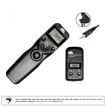 Pixel TW-283 Wireless Timer Remote Control Shutter Release (DC0 DC2 N3 E3 S1 S2) Cable For Canon Nikon Sony Camera TW283
