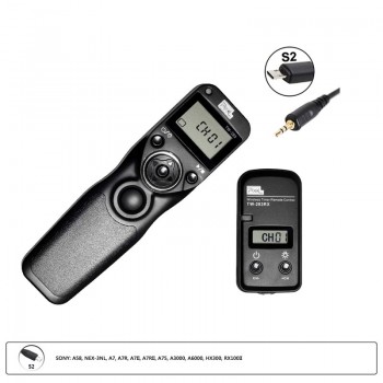 Pixel TW-283 Wireless Timer Remote Control Shutter Release (DC0 DC2 N3 E3 S1 S2) Cable For Canon Nikon Sony Camera TW283