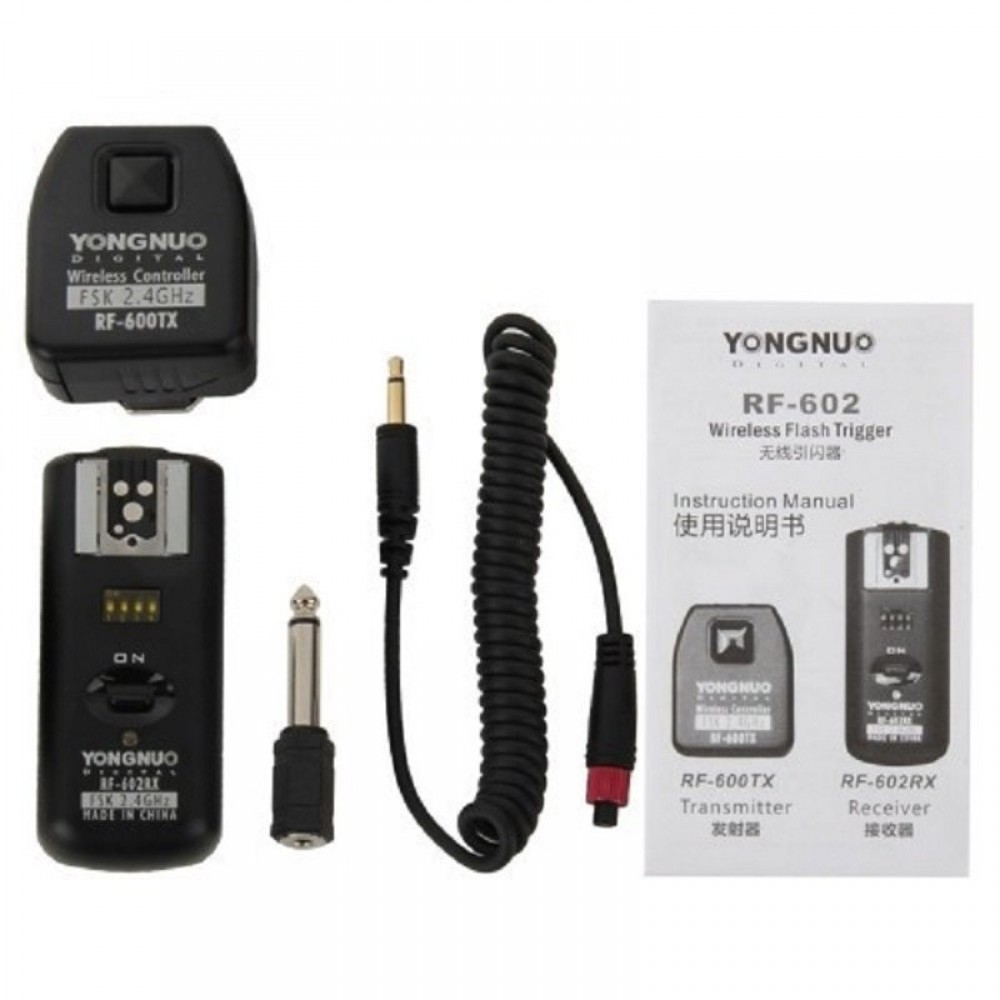 YONGNUO RF-602/N YONGNUO RF-602 RF602 RF 602 2.4GHz Wireless Remote Flash Trigger for NIKON D90 D5100 D700 D3 D5300