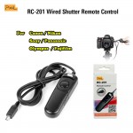 PIXEL RC-201 Wired Shutter Release Remote Control for Canon 7D 5D 6D 50D 40D 30D 20D 10D Nikon Sony Panasonic Olympus Fujifilm