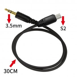 TW-283/S2 Camera Shutter Connection Cable with 3.5mm socket for Sony A58 A7 A7R A7II A7RII A75 A6500 A6300 A6000 A3000 RX100II