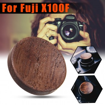 Wooden Surface Camera Soft Shutter Release Button for Fuji X100F for FujiFilm X100F Camera Replacement Accessories