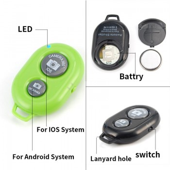Camera Bluetooth Remote Controller photo shutter Release For iphone XS Max 7 Pau de Selfie for samsung s7 s8 for huawei Android