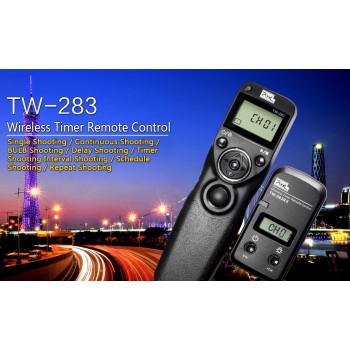 Pixel TW-283 E3 Wireless Timer Remote Timing Control Shutter Release For Canon EOS 750D 650D 600D 550D 500D 450D 350D Pentax K5
