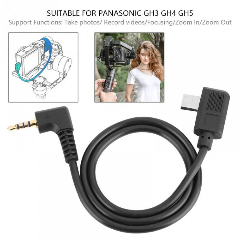Camera Control Cable for Panasonic GH3 GH4 GH5 for Zhiyun Crane/M/PLUS /Crane 2