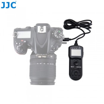 JJC Multi-Function Wired Timer Remote Control Shutter Release Cable Cord for Nikon D5600 D7200 D600 D850 D7500 P7800 D3300 D3100