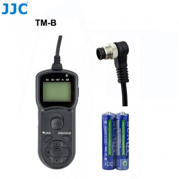 JJC Multi-Function Wired Timer Remote Control Shutter Release Cable Cord for Nikon D5600 D7200 D600 D850 D7500 P7800 D3300 D3100