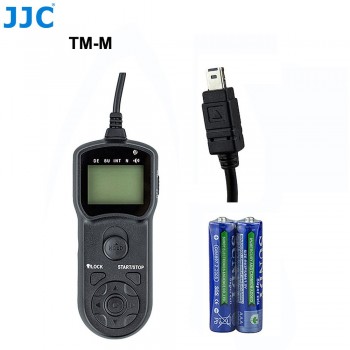 JJC Multi-Function Wired Timer Remote Control Shutter Release Cable Cord for Nikon D5600 D7200 D600 D850 D7500 P7800 D3300 D3100