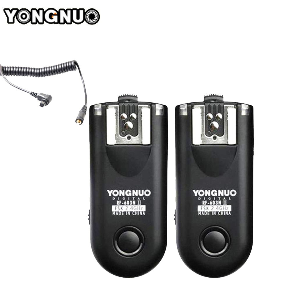 YONGNUO RF-603 II C3 Radio Wireless Remote Flash Trigger for Canon 1D 1DS 1DX  5D Mark II III 6D 5D 7D 50D 40D 30D 20D 10D