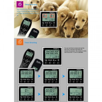 YouPro YP-870 II DC0 Wireless Shutter Timer Remote for Nikon D810 D800 D700 D500 D3s D100 D1 F100 F5 Fujifilm S5 pro S3 pro