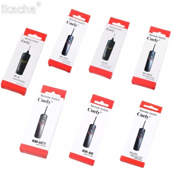 MC-30 MC-DC2 RS-60E3 RS-80N3 RR-90 RM-UC1 RM-VPR1 Remote Shutter Release Control Cord for Canon Nikon Olympus Sony Camera