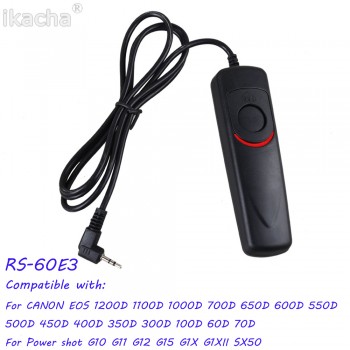 MC-30 MC-DC2 RS-60E3 RS-80N3 RR-90 RM-UC1 RM-VPR1 Remote Shutter Release Control Cord for Canon Nikon Olympus Sony Camera