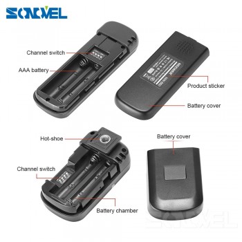 YP-860 N3 Wireless Remote Shutter Release for Canon EOS 50D 40D 30D 20D 10D 7D 7D Mark II 6D 5Ds 5D Mark II 5D Mark III 1Ds 1Dx