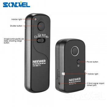 YP-860 N3 Wireless Remote Shutter Release for Canon EOS 50D 40D 30D 20D 10D 7D 7D Mark II 6D 5Ds 5D Mark II 5D Mark III 1Ds 1Dx