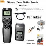 Pixel TW-283/DC2 Wireless Timer Remote Control For Nikon D610 D750 D7100 D5300 D5500 D90 D600 multi-functional shutter remote