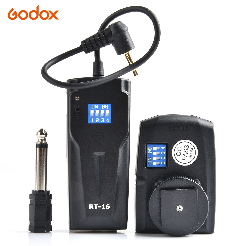 GODOX Wireless Photo Studio Flash Trigger with Receiver Set RT-16 For Canon Nikon SLR Camera