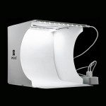 Folding Lightbox Photography Photo Studio Softbox 2 Panel LED Light Soft Box Photo Background Kit Light box for DSLR Camera