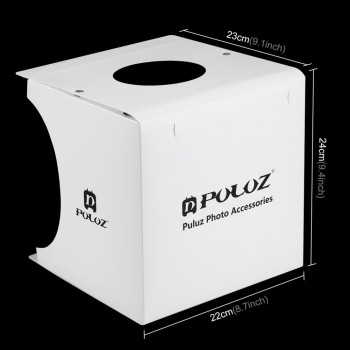 Folding Lightbox Photography Photo Studio Softbox 2 Panel LED Light Soft Box Photo Background Kit Light box for DSLR Camera
