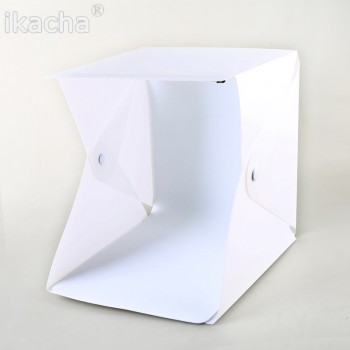 24cm / 9 mini Folding Lightbox Photography Studio Softbox LED Light Soft Box Camera Photo Background Box Lighting Tent Kit