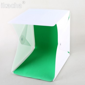 24cm / 9 mini Folding Lightbox Photography Studio Softbox LED Light Soft Box Camera Photo Background Box Lighting Tent Kit