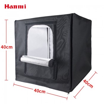 Hanmi 40 CM Led Light Softbox Camera Accessories Photo Studio Box Photography Box Light Box Mini Studio Lightbox For Photography