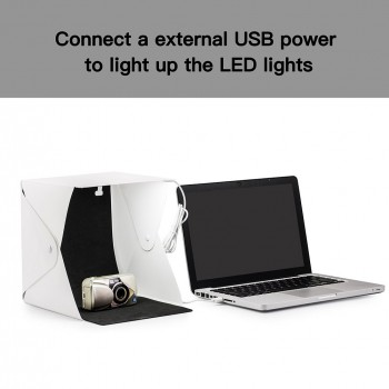 Portable Mini Photo Studio Box Photography Backdrop LED Light Room Tent Tabletop Shooting New Arrival