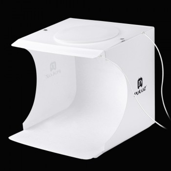 Mini Photo Studio Folding Lightbox Photography Softbox 2 Panel LED Light Soft Box Photo Background Kit Light box for DSLR Camera