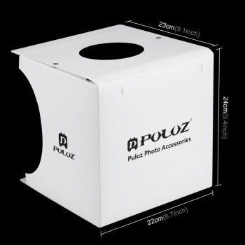 Mini Photo Studio Folding Lightbox Photography Softbox 2 Panel LED Light Soft Box Photo Background Kit Light box for DSLR Camera