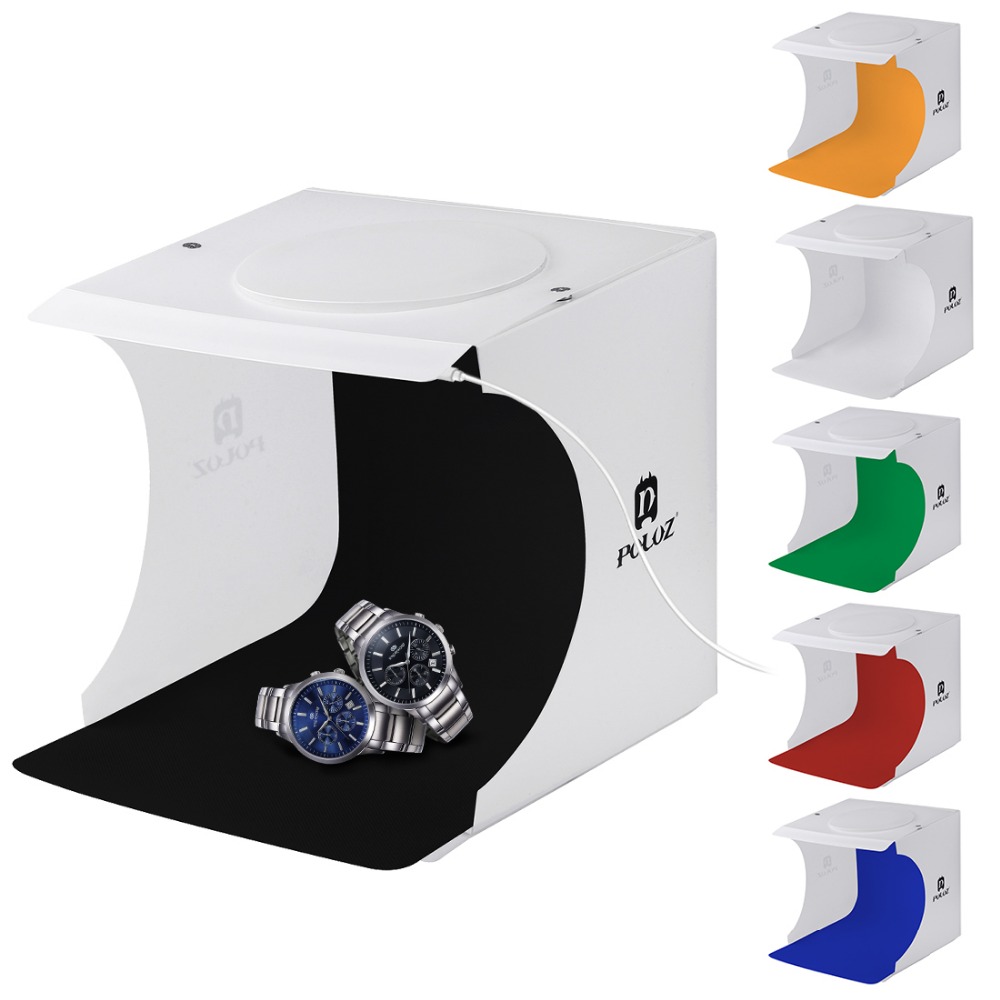 20*20cm 8Mini Foldable Camera Photo Studio Box Photography Light Tent kit lightroom Emart Diffuse Studio Softbox lightbox
