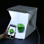 230*220*15mm Mini Foldable Light Room Box 20-LEDs Bright Softbox Table Tops Photo Studio Shooting Tent Lightbox Accessories