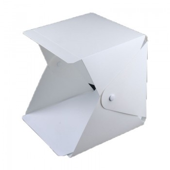 Mini Folding Desktop Stutio LED Light Softbox Portable Photography Soft box  4 color Background 23cm  Button Upgrade soft box