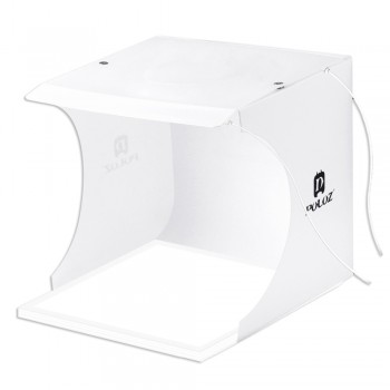 PULUZ Mini 22.5 LED Photography Shadowless Bottom Light Lamp Panel Pad +2LED Panels 20CM lightbox Photo Studio Shooting Tent B