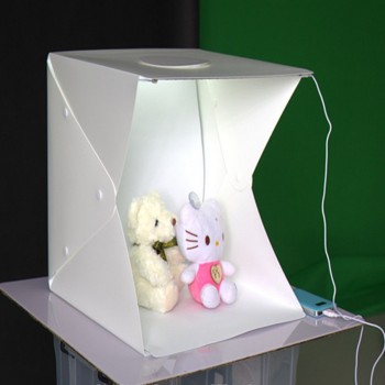 Hanmi 20cm Led Light Mini Photo Studio Tabletop Shooting Light Box Softbox Photo Lightbox Soft Box Fotografia Backdrops Lightbox