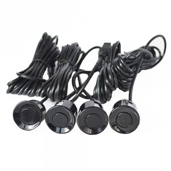 SINOVCLE 4 Sensors Buzzer 22mm Car Parking Sensor Kit Reverse Backup Radar Sound Alert Indicator Probe System 12V  Free Shipping
