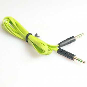 3.5mm Auxiliary Cable Male To Male Flat Aux Cable Car-styling 1m Phone Accessories accesorios automovil araba aksesuar