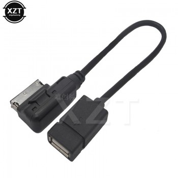 USB AUX Cable Music MDI MMI AMI to USB Female Interface Audio AUX Adapter Data Wire For AUDI A3 A4 A5 A6 Q5 For VW MK5