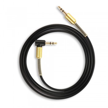 Car Aux Audio Cable 3.5mm Jack Male to Male HIFI Universal Stereo Audio Cable with 90 Degree Angle